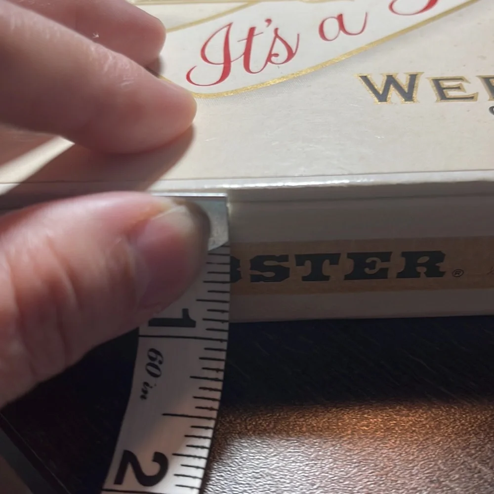 WEBSTER CIGARS BOX ITS A GIRL  8 in. by 6 in.